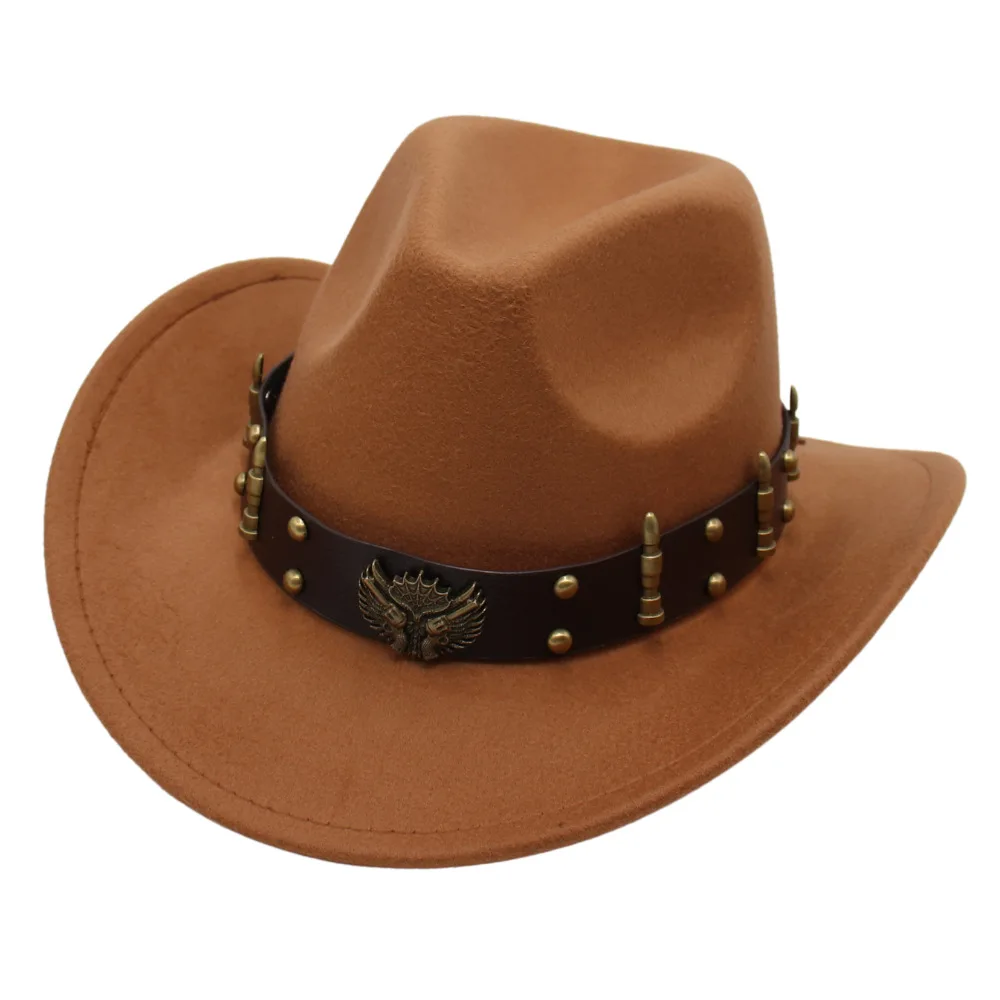 Warped Top Hat Western Cowboy Hat Jazz Hat Wholesale Felt Hat Felt Hat For Men and Women