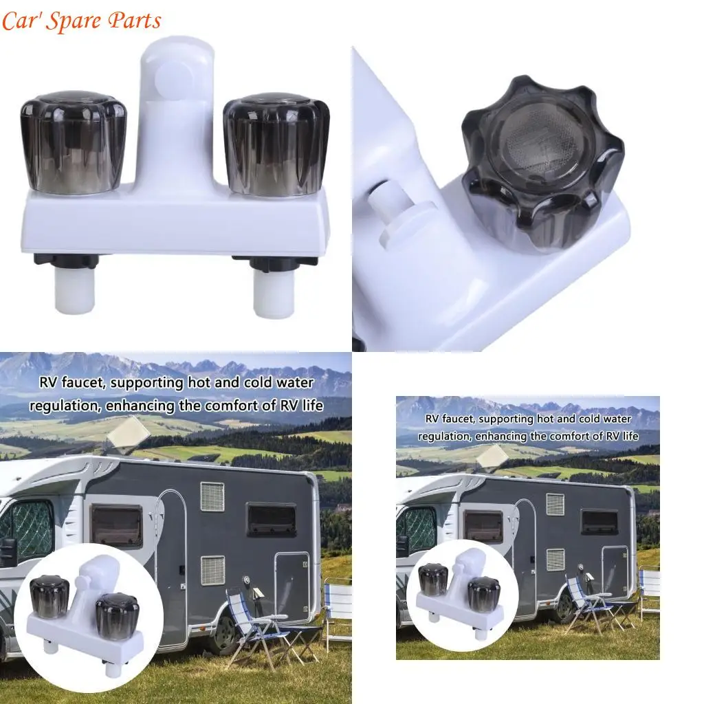 

Y4UA Replacement Shower Part RVs Shower Faucet Valves Diverter for RVs Campers Trailer Motorhome Shower Faucet Double Knobs