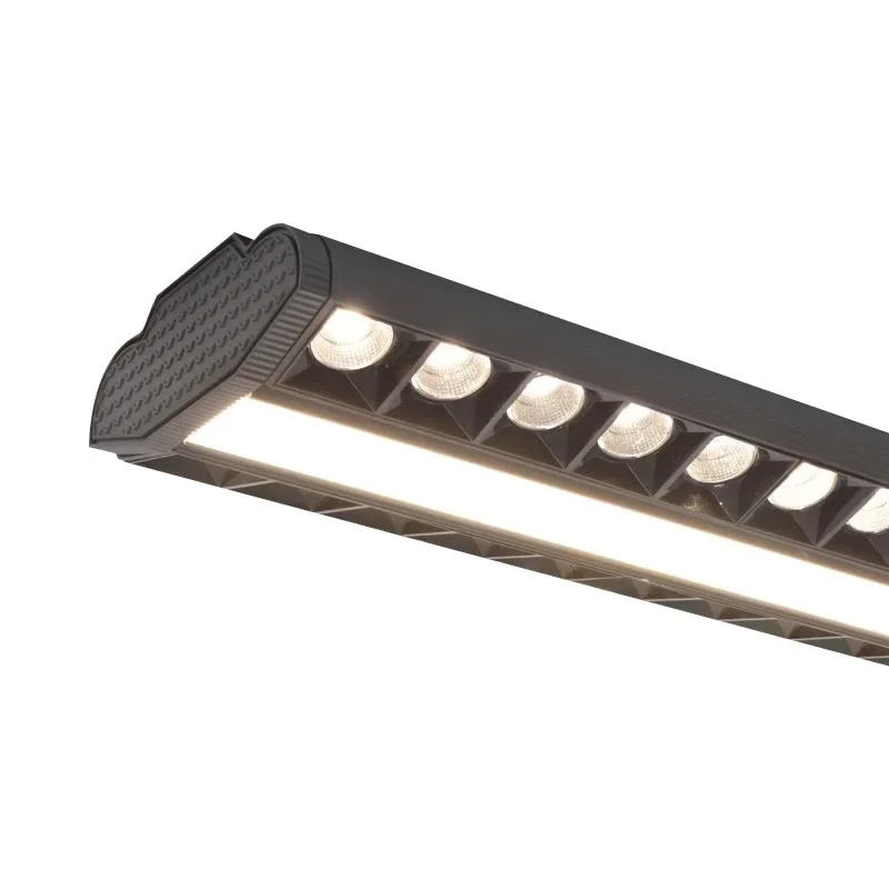 

Double polarized light shopping mall supermarket shelf light aluminum bridge filling light