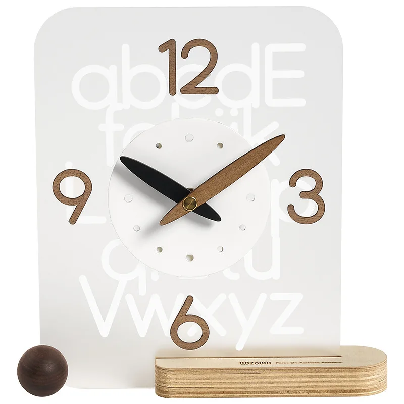 

Clock creative ornament home clock placement porch light luxury high-end desktop decoration