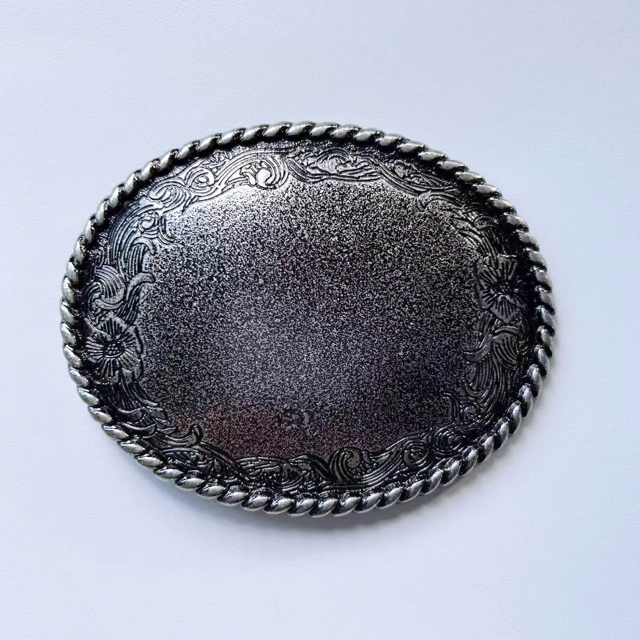 

Vintage Style Western Flower Blank Belt Buckle BUCKLE-BL015