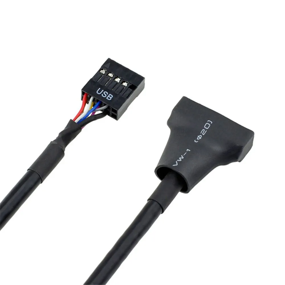 USB 3.0 to 2.0 adapter cable, 20P to 9P adapter cable, terminal wire, and chassis after adapter