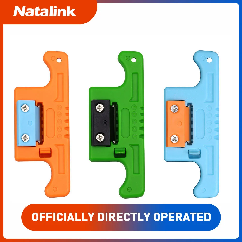 

Инструмент для зачистки оптоволокна Natalink MSAT5, инструмент для зачистки свободных буферных трубок и инструмент доступа AUA-05, для оптоволоконных кабелей 1,9-3,0 мм, инструмент FTTH