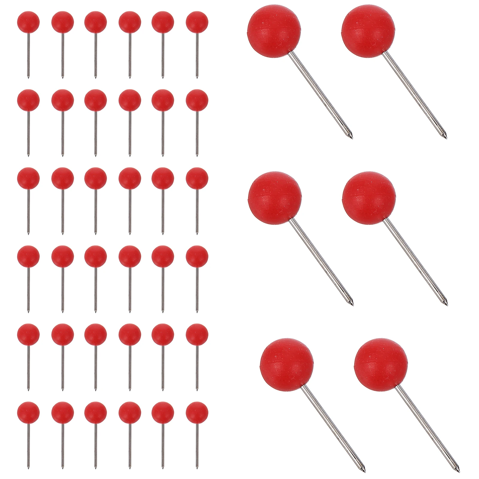 

300 Pcs Map Pin Diy Accessory Thumbtack Decorative Push Pins for Cork Board Travel