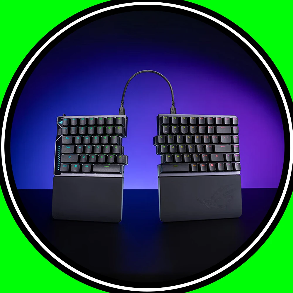 ROG Falcata Split Magnetic Switch Keyboard Tri Mode Wireless Mechanical Keyboards 8000Hz RT0.01mm Gaming Keyboard PC Accessories