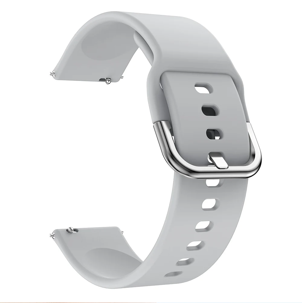 Silicone watch band For Garmin Forerunner 645 245 165 158 55 Sport wristband Smart watch strap For Samsung Galaxy Watch Active image 6
