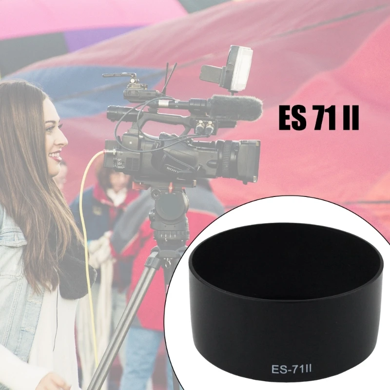 Профессиональная бленда для объектива EF50mm f/1.4 50F1.4USM повышает насыщенность фотографий K1KF