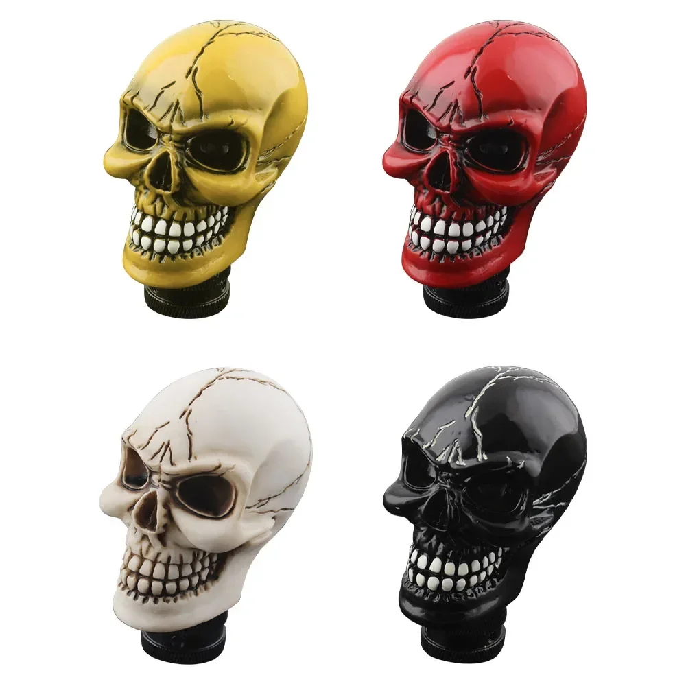 Automatic Gear Shift Knob Skull Personalized Modification Sport Lever Gear Stick Universal Manual Head Lever Auto Parts