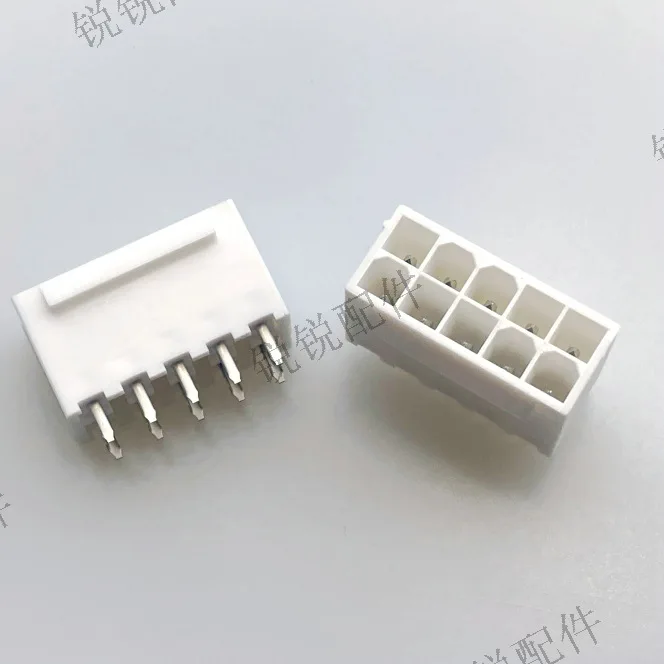 

Для импортного интерфейса источника питания ATX 10P 2*5, двухрядная полая контактная розетка, розетка для материнской платы компьютера, 4,2 мм