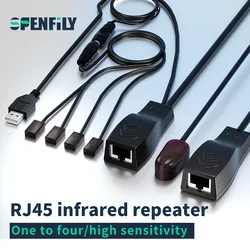 Infrared Remote Control Repeater-IR Extension Transponder Remote Control RJ45 Single Network Cable
