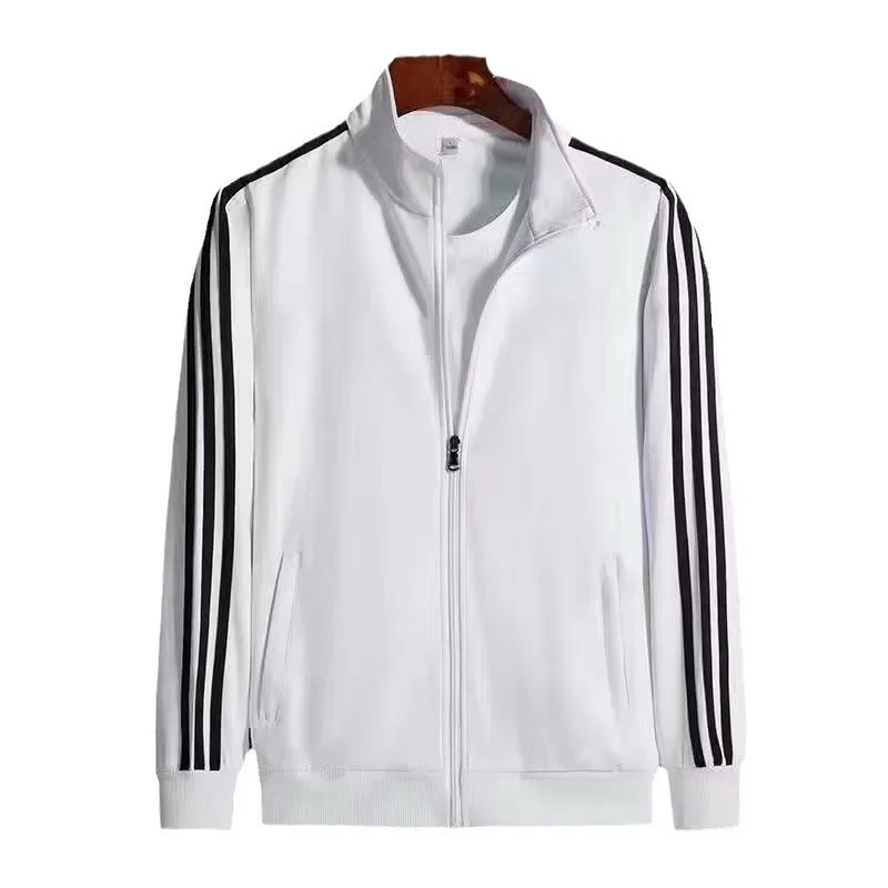 زوجين سليم صالح كم طويل الوقوف طوق الجري الزي ربيع الخريف رقيقة قطعتين مجموعة ملابس رياضية متعددة الاستخدامات للرجال