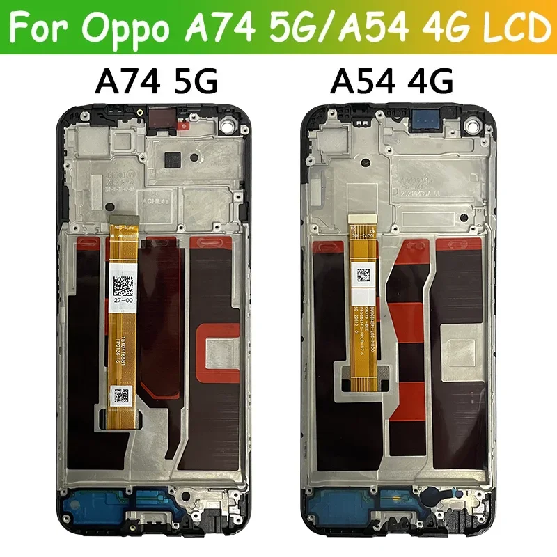 Ensemble écran tactile LCD, AAA +, pour Oppo A54 4G CPH2239, A74 5G CPH2farci, cadre d'affichage CPH2263