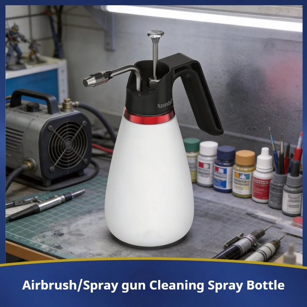 Nasedal 480ml Airbrush-Reinigungstopf Universeller Lösungsmittel- und Korrosionsbeständiger Waschbehälter für Gundam-Modellbau Hobbywerkzeug – Detail 4