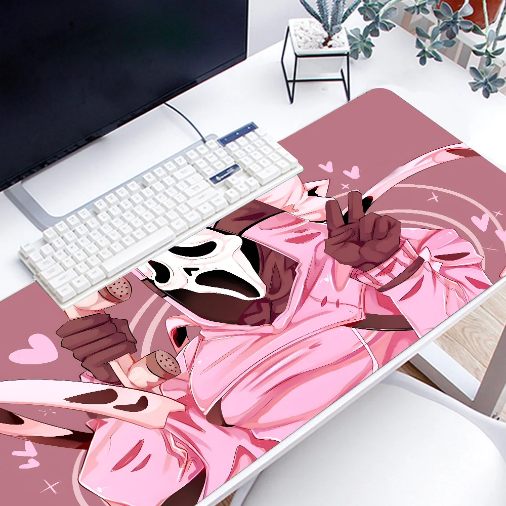 

G-Ghostface H-Horror S-Scream Art Коврик для мыши Большой игровой коврик для мыши LockEdge Утолщенный коврик для компьютерной клавиатуры Стол Настольный коврик