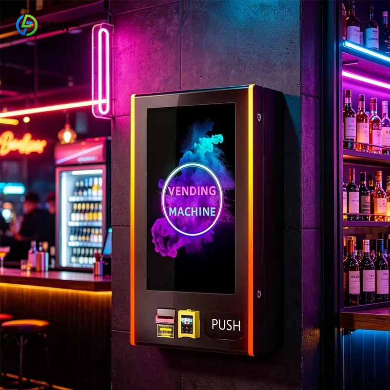 2026 New Vending Machine with 32-inch Touchscreen and Age Verification Code Functionality