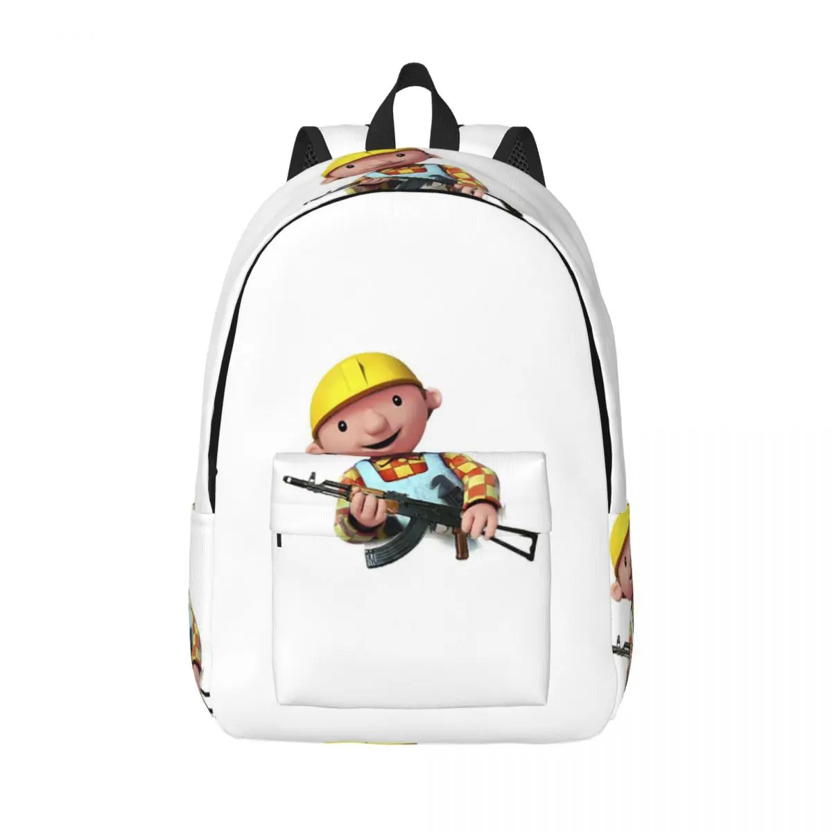 

Bob The Builder Student Backpack School Bag Hiking Travel Daypack for Boys Girls Bookbag Shoulder Bags