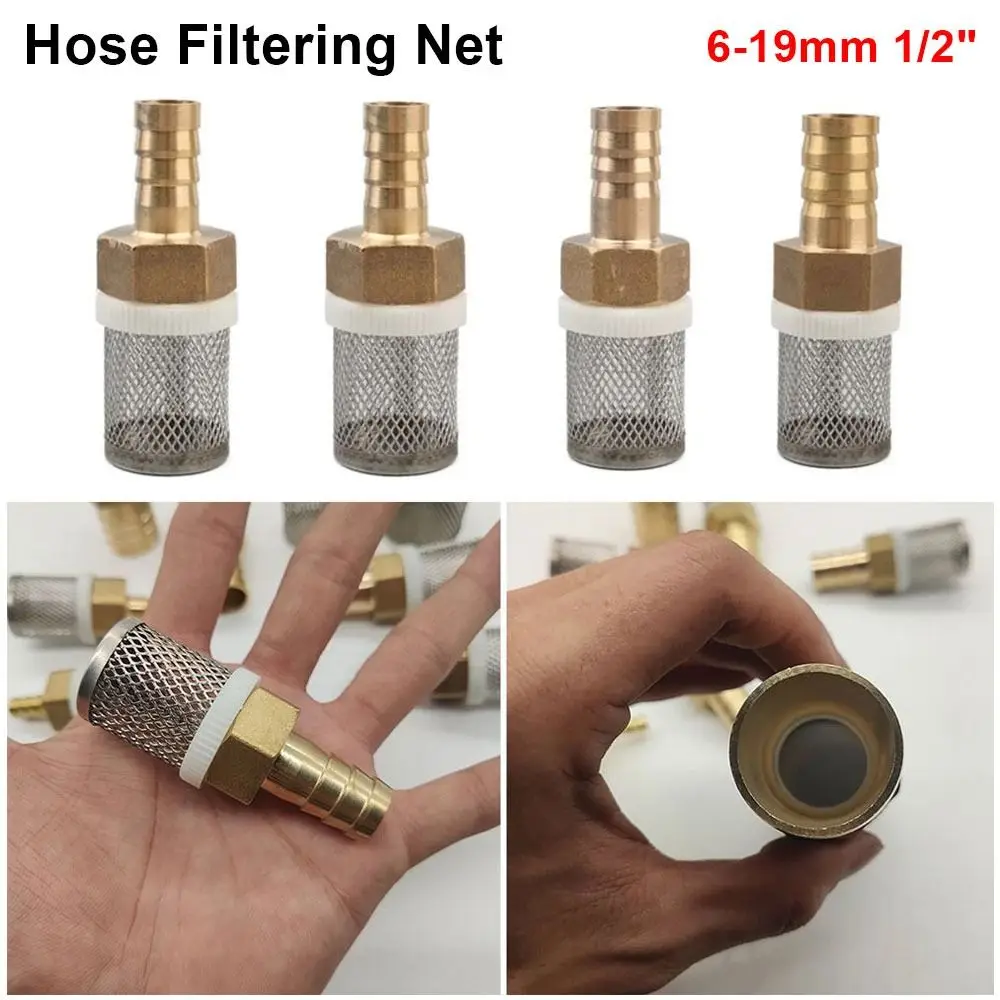 

Новый 6-19 мм 1/2 "шланговый фильтр, латунный фильтр, фильтрующая сетка для автомойки, садовый распылитель для орошения, сетчатый фильтр