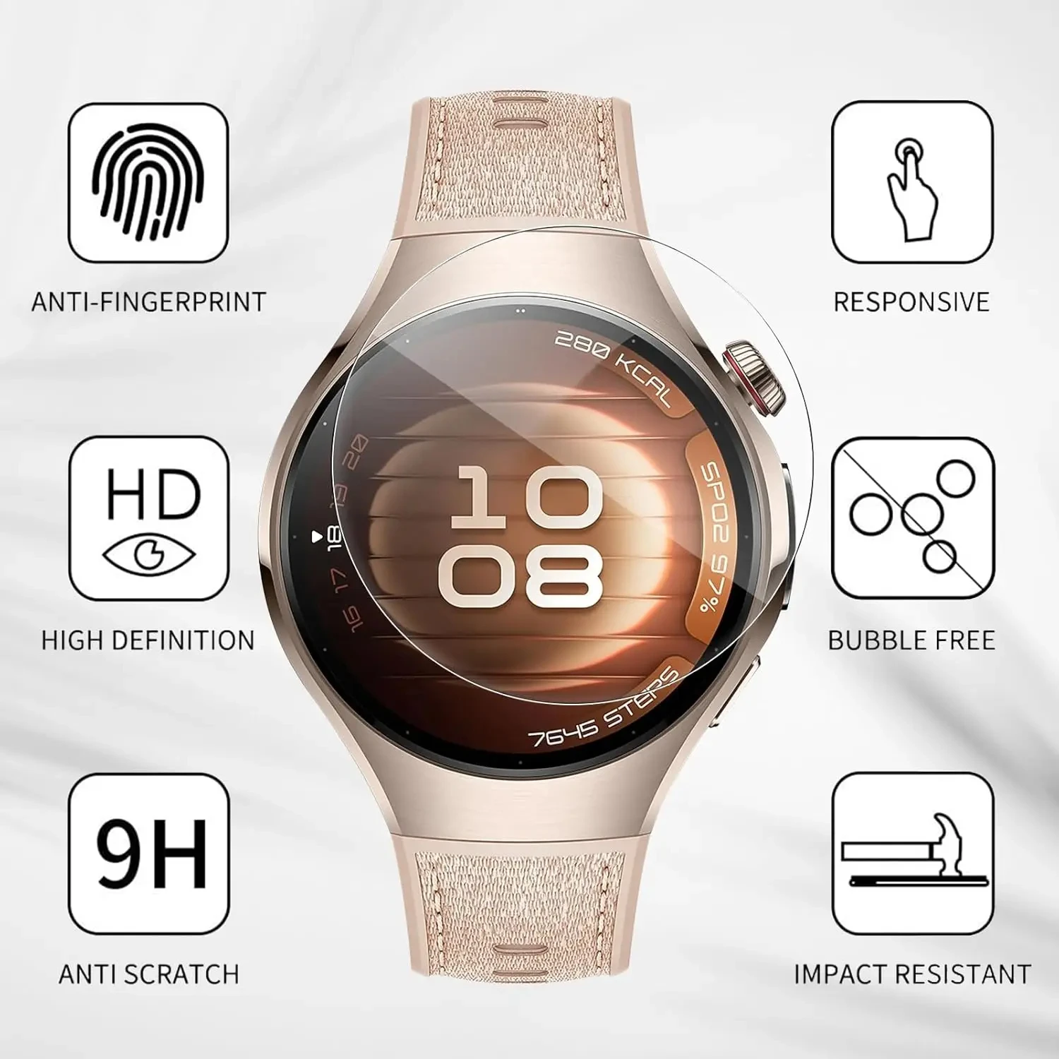 Hydrogel Film For Huawei Watch 5 42mm 46mm Screen Protector Soft TPU Films Watch Accessories For Huawei Watch 5 Protective Cover