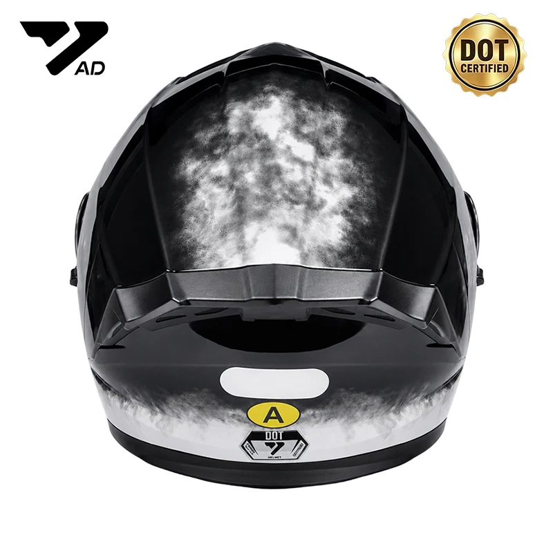 New DOT Certificated Motorcycle Helmet Full Face Dual Visor Motobike Motocross Helmets ABS Motorcycles Helmet Factory Wholesale