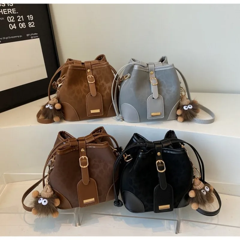 

Классическая повседневная кожаная сумка-тоут, роскошная дизайнерская сумка через плечо для женщин, элегантная текстурированная винтажная сумка