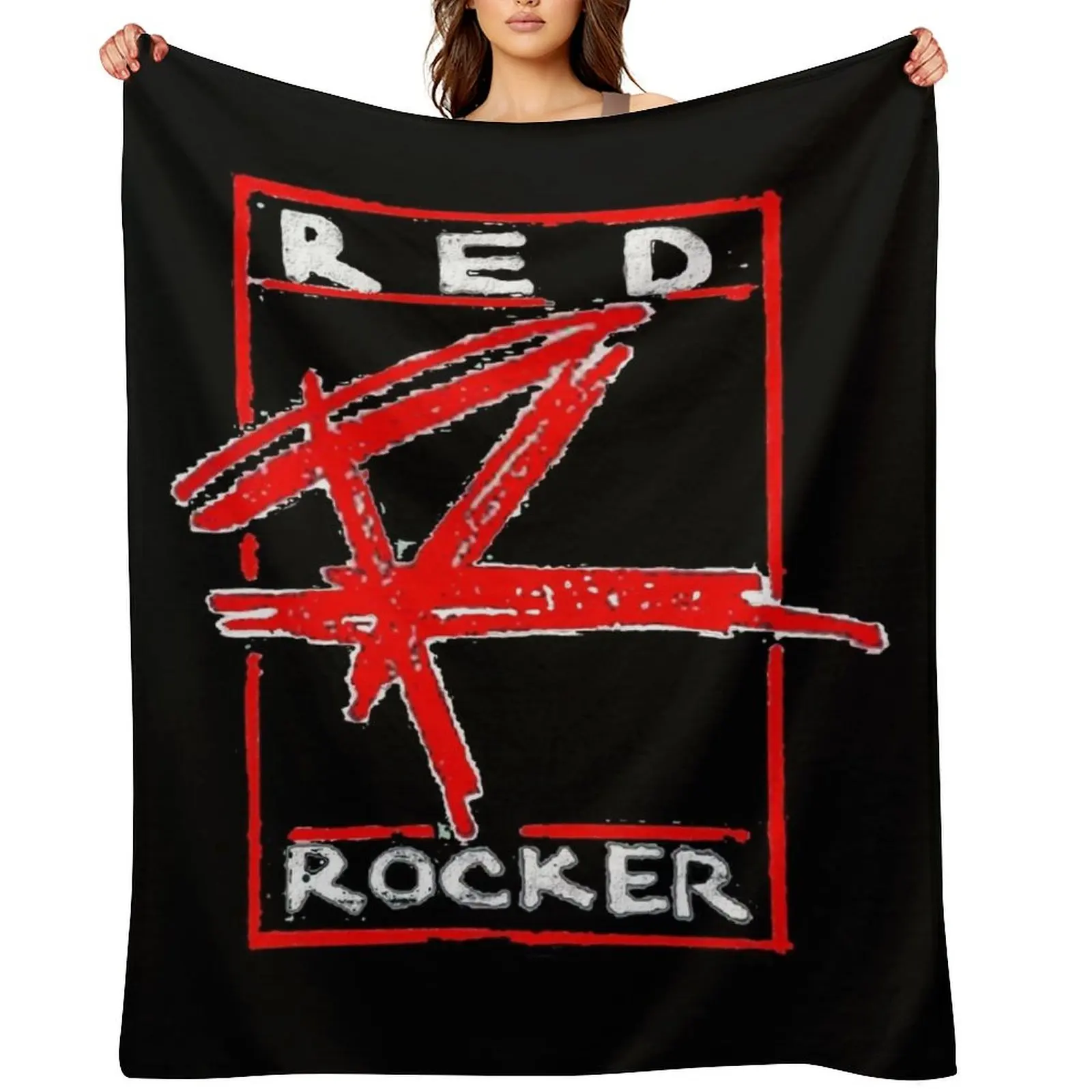 

Red Rocker Throw Blanket Luxury Thicken Bed Soft Beds Luxury Designer Blankets