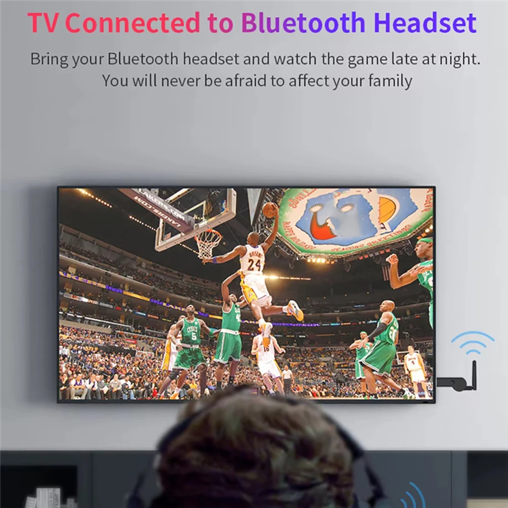 Bluetooth 5.4オーディオトランスミッター APT-X HD LL 低遅延 ワイヤレスアダプター 3.5mm外部アンテナ ヘッドセット PC ノートパソコン スピーカー用