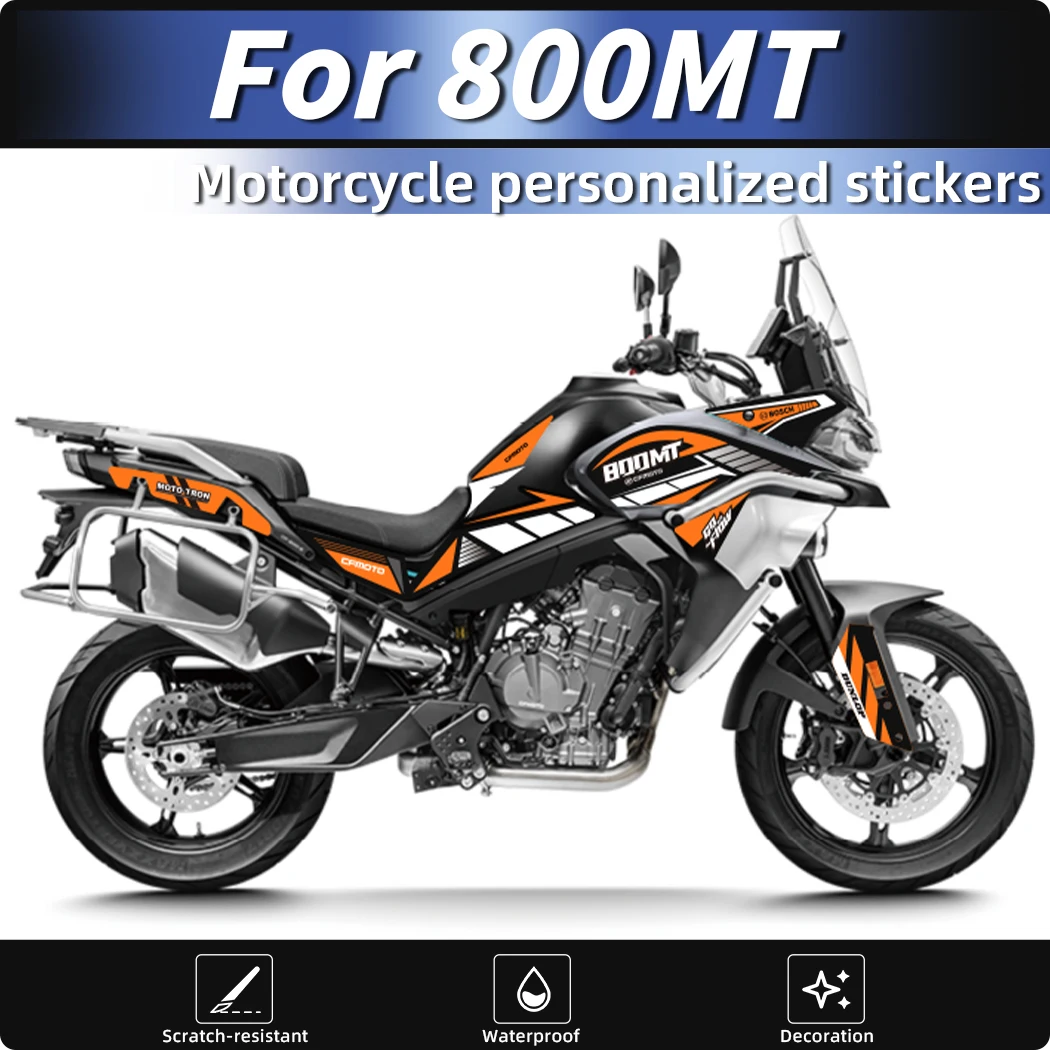 

Stickers for CFMOTO 800MT - Waterproof Vinyl High-Quality Sticker Kits, Custom Pattern Protective Decals