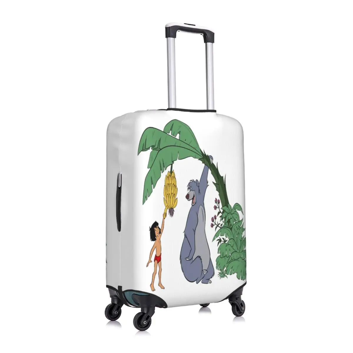 Capa de bagagem personalizada The Jungle Book Baloo Capa protetora elástica para mala de viagem terno para 18-32 polegadas