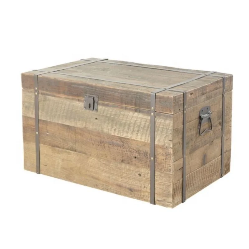 

Wood Storage Trunk Box Set Home Storage Organization