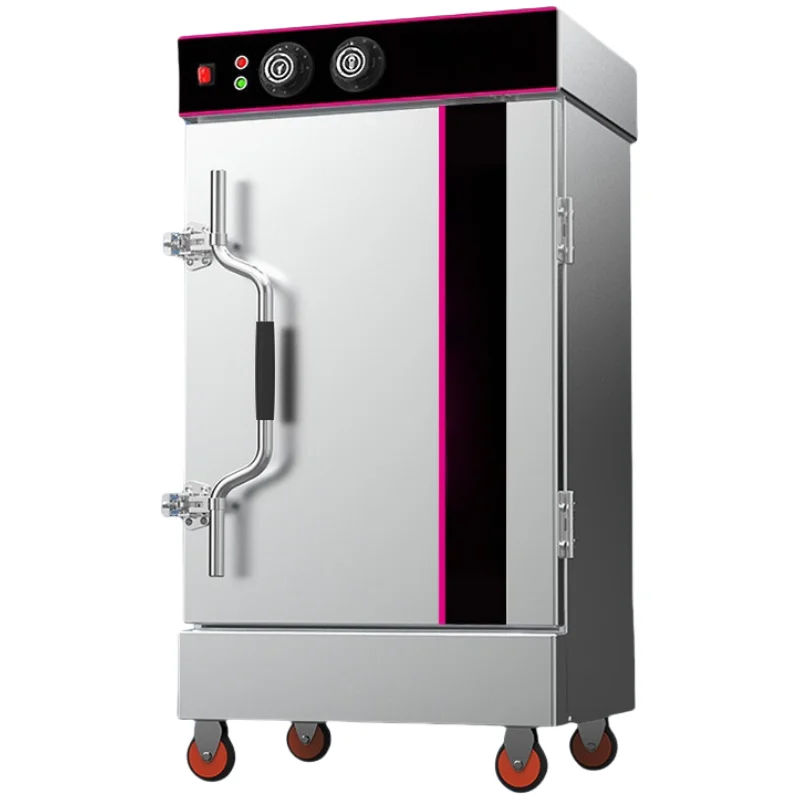 

Industrial Heavy Electric Rice Steamer Stainless Steel 4 Trays, 220V Commercial Steamer for Hotel Kitchen, Steam Meat