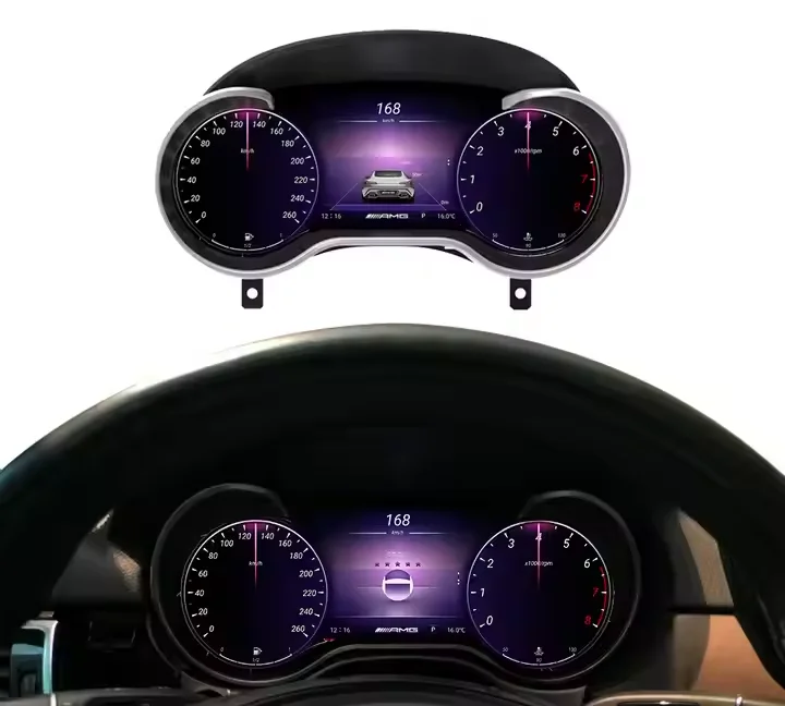 ZXY 12.3 calowy cyfrowy zestaw wskaźników, wirtualny kokpit, prędkościomierz do Mercedes Benz GLE/GLS/ML/GL/G-Class W166 X166 W463