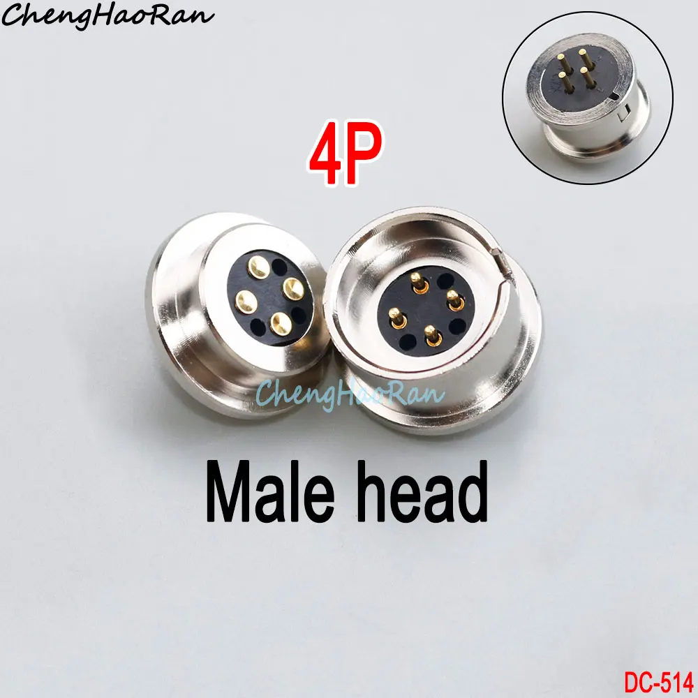 1 Paar magnetische Federsteckverbinder (1, 2, 3, 4, 5 Runde) 8mm 10mm Stecker und Buchse 2A 10A Optische Stromversorgung Pogo Pin Magnetischer Anschluss – Detail 4