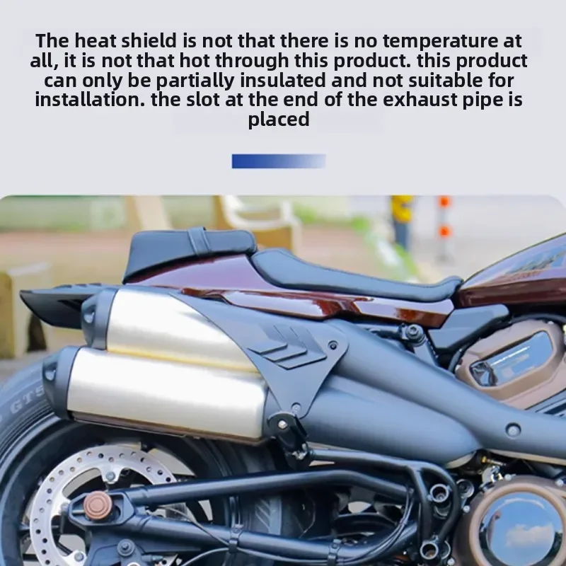 FOR Harley Sportster Motorcycle Modification Heat Insulation Decorative Cover Scratch Resistant 1250 RH1250 Ss 2022 ABS Plastic