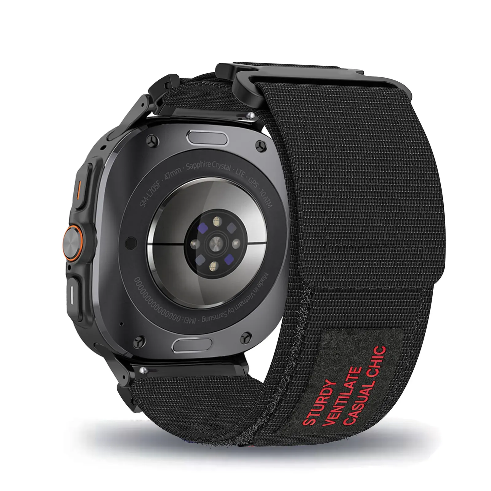 

Nylon Velcro Bands for Samsung Galaxy Watch Ultra 47mm Strap for Men and Women