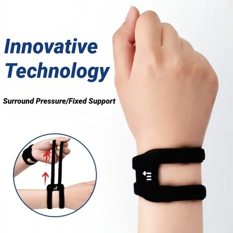 TFCC Verstellbare Handgelenkstütze mit Kompressionsringpolster zur Reißunterstützung, Gewicht, Lager, Belastung, Übung, Fitness, Armbänder, Karpell