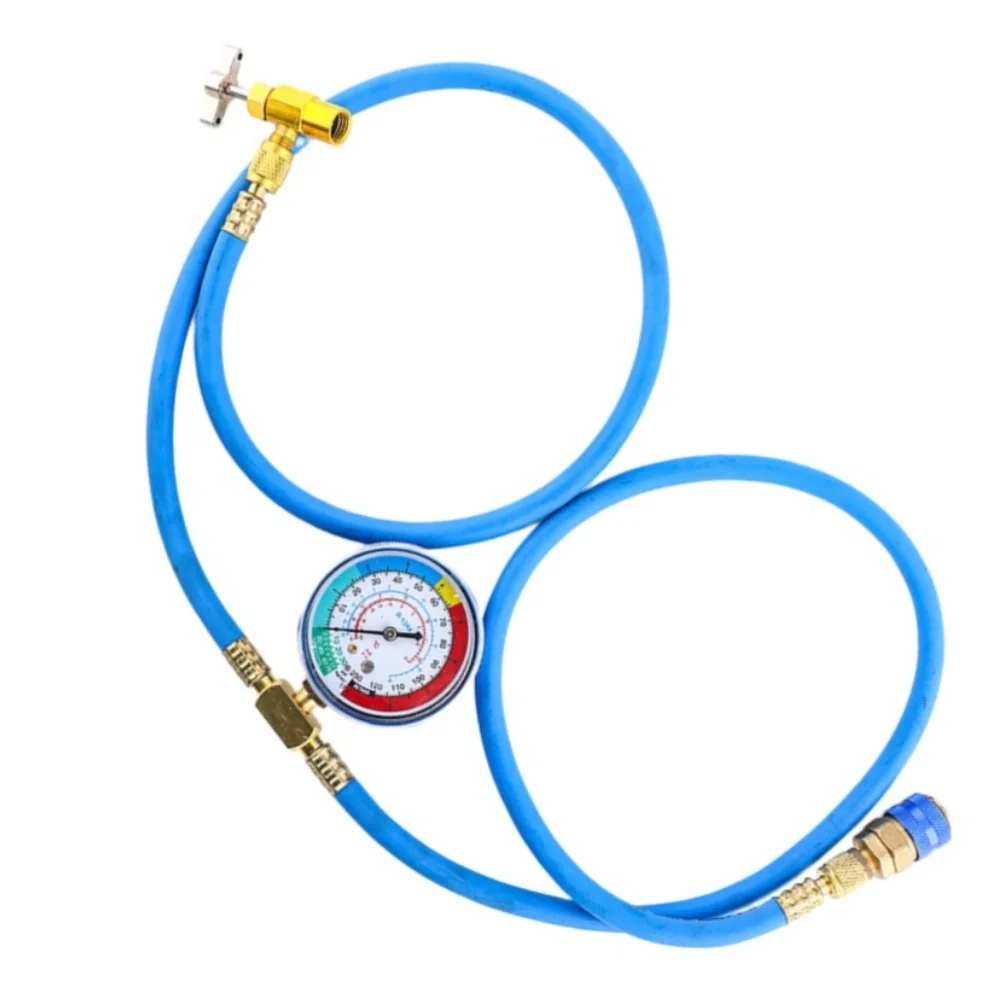 Automotive AC Hose Coolant Charging Tool Easy-to-read Display For R-134a Systems Accurate Coolant Pressure Measuring
