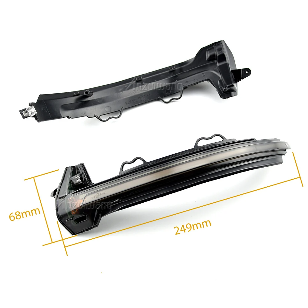 2pcs Car Dynamic LED Turn Signal Light Mirror Indicator Blinker for Audi A4 B9 A5 S5 RS5 Sportback Coupe Cabrio
