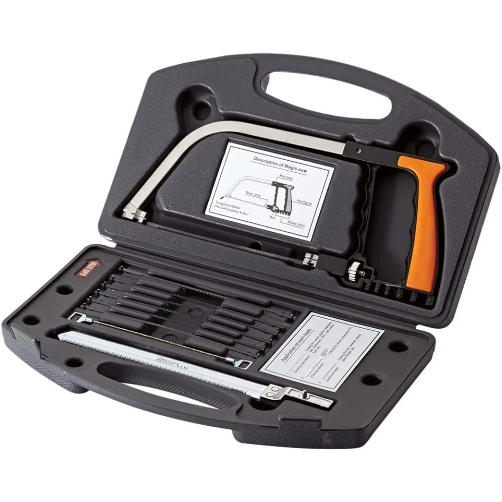

Versatile 15-Tool Multi-Blade Saw Kit for Cutting, Pruning, and More