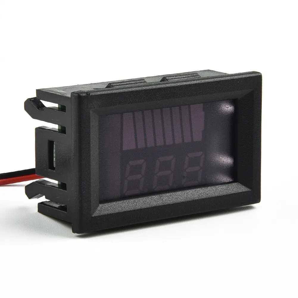 

Duable Высокое качество Новейший переносной полезный вольтметр мотоциклетный вольтметр 12 В-60 В аккумулятор автомобильный цифровой датчик светодиодный