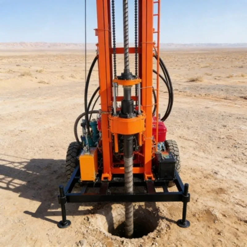 

Customized Well Drilling Rig 100 Meters Depth Tube Well Drilling Machine Small Water Well Drilling Rigs for Sale
