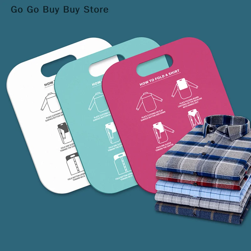 【ST】Household Shirt Folding Board Child/Adult Clothes Folder Closet Organizer T Shirts Dress Folder Board Laundry Storage