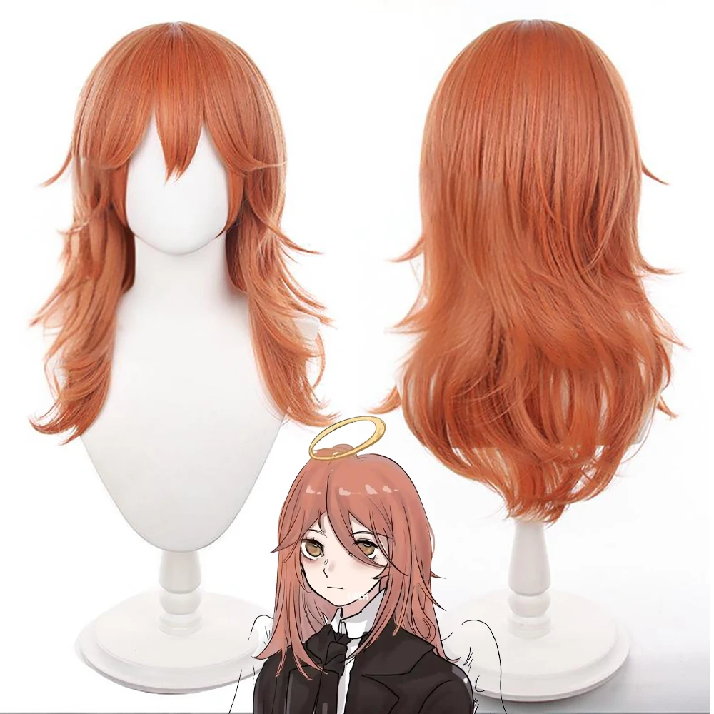 

Аниме-парик Chainsaw Man: Ангел-Дьявол, высококачественный синтетический парик для косплея, подходит для повседневной носки, вечеринок и ролевых игр, термостойкий.