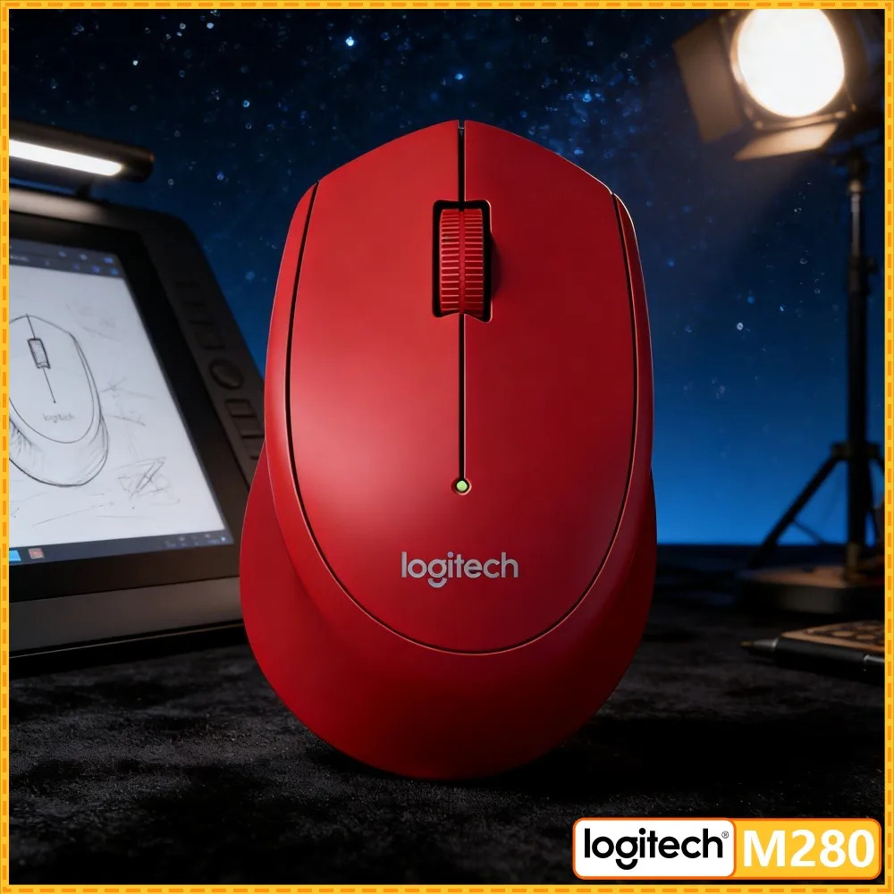 Hard Outer Shell Resists Daily Scratch Wear Wireless Mouse M280 Handles Data Entry Report Edit Home Office Pc Use