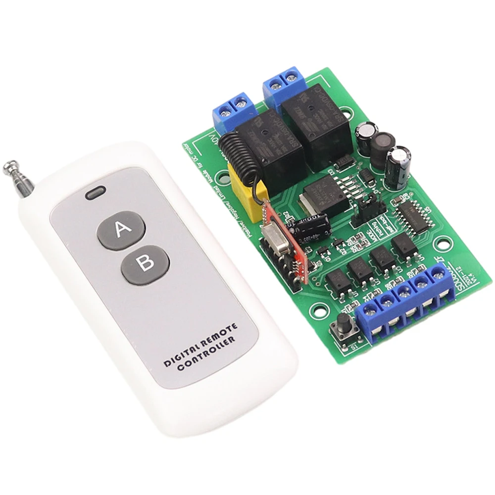 DC Motor Speed Controller Remote Control DC Motor Forward and Reserve Controller DC6-40V 5A Motor Speed Regulator with Limit