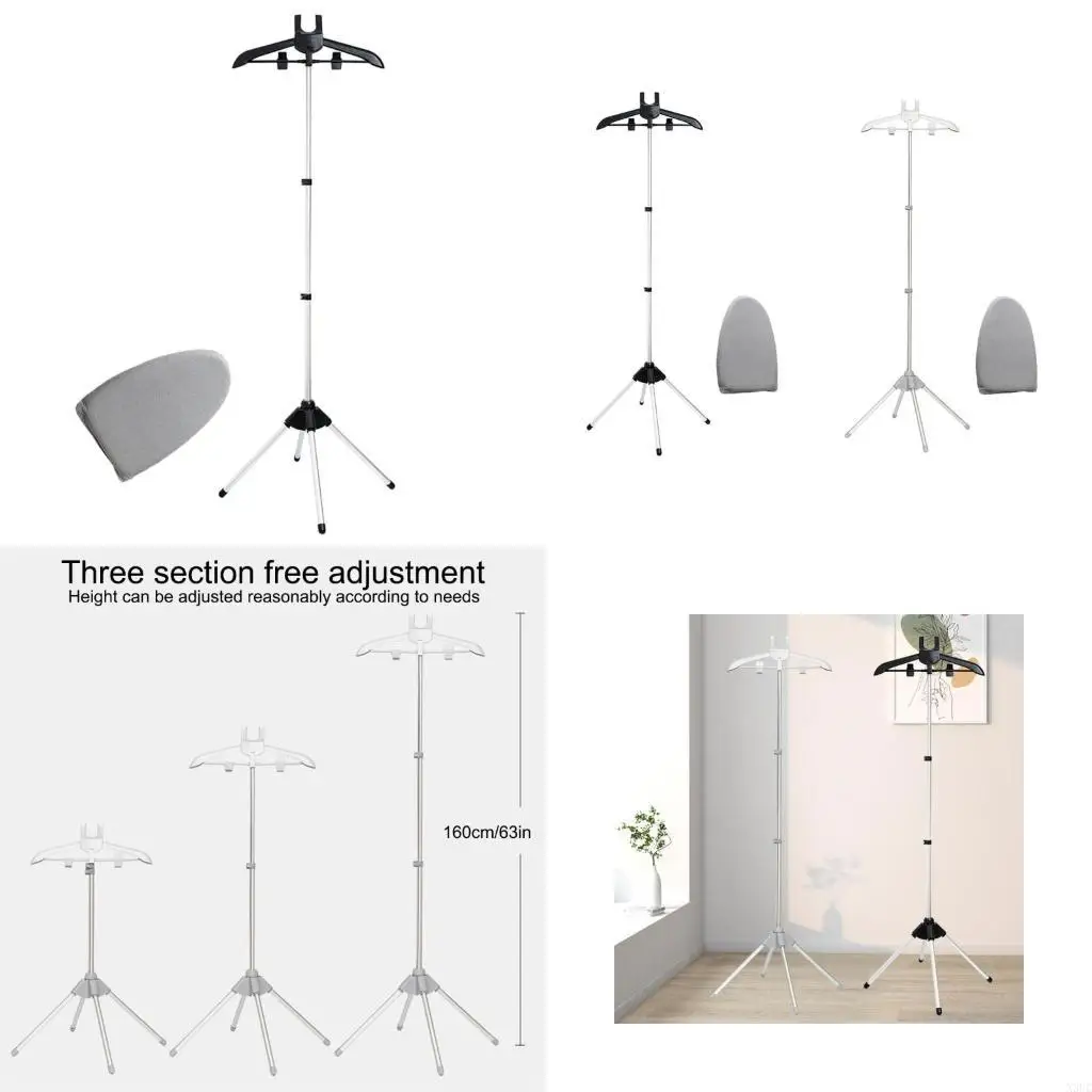 

Adjust Floor Standing Garment Steamer Rack and Handheld Ironing Board Option X3UC