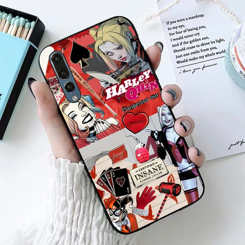 H-Harley Q-Quinn Joker Phone Case For Huawei P 8 9 10 20 30 40 50 Pro Lite Psmart Honor 10 lite 70 Mate 20lite