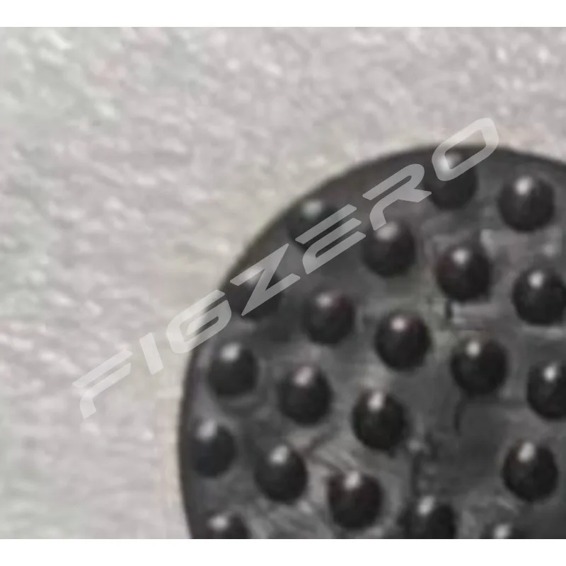 For MAXUS V80 Exterior Parts Rear Steel Plate Vibration-damping Rubber Buffer Pad Washer Black Colour 1PC