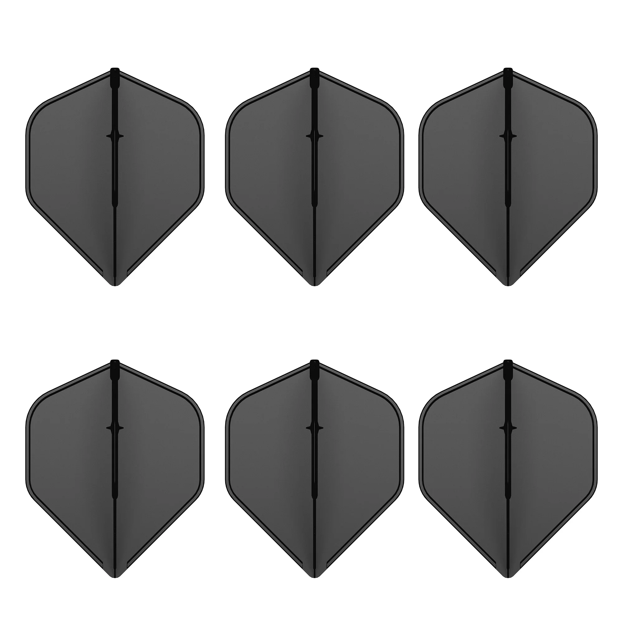 CyeeLife 6PCS Dart Flight Standard Shape regular Flight  Dart Accessorie Set Durable Anti-Fal