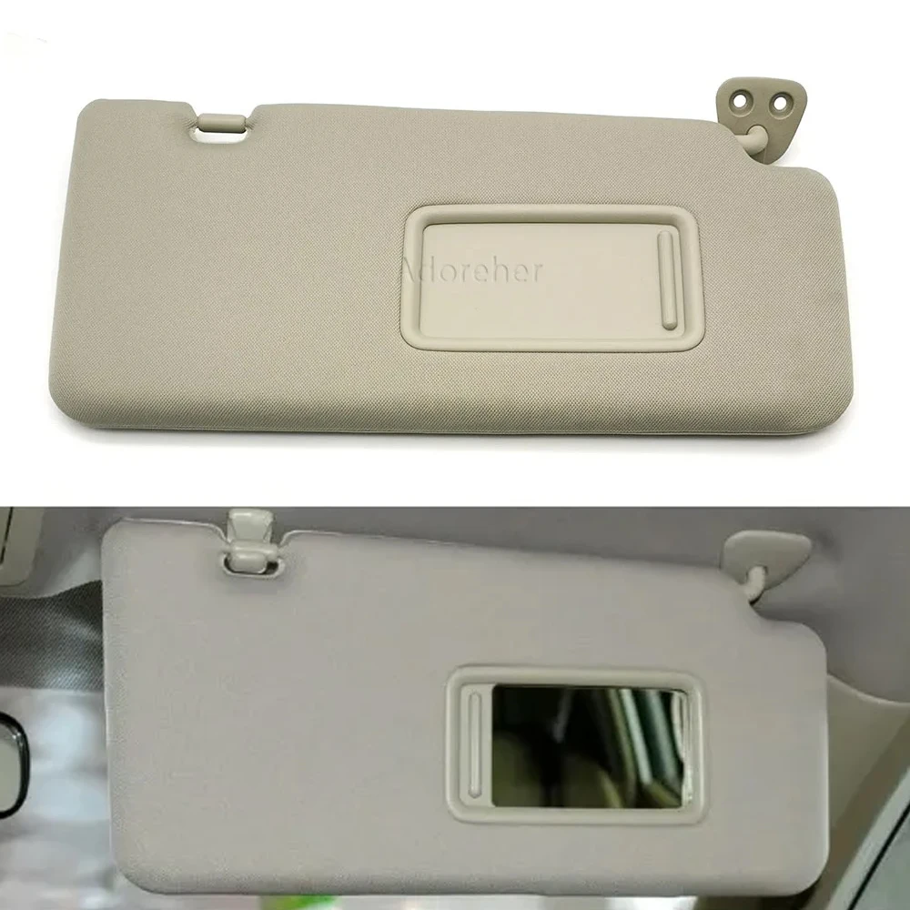 

Серый автомобильный правый внутренний солнцезащитный козырек с зеркалом, подходящий для Nissan Tiida 2005-2010