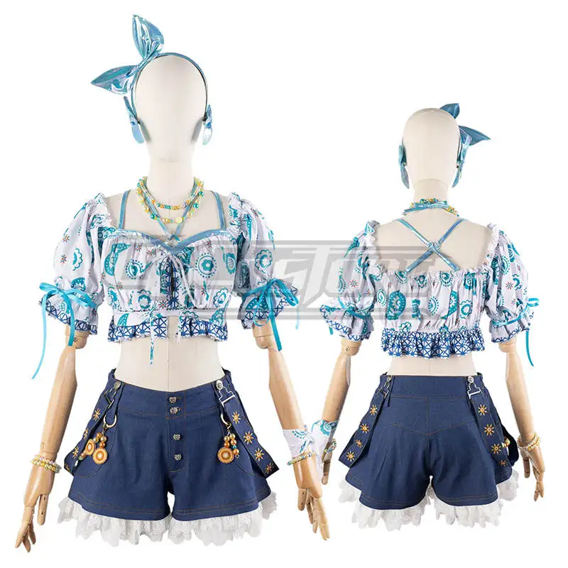 Love Live! Hinoshita Kaho Otomune Kozue Cosplay Costume  Anime  Dresses Christmas Halloween Freeshipping CG1660WL